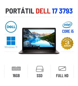 DELL INSPIRON 17 3793 | 17" FULLHD | i5-1035G1 | 16GB RAM | 480GB SSD