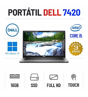 DELL LATITUDE 7420 | 14" TOUCH FULLHD | i5-1145G7 | 16GB RAM | 480GB SSD