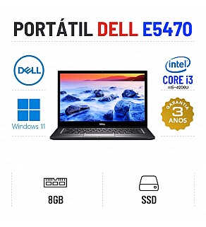DELL LATITUDE E5470 | 14.1" | i3-6100=I5-4200 | 8GB RAM | SSD