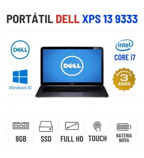 DELL XPS 13 9333 | 13.3" TOUCH FULLHD | i7-4510U | 8GB RAM | 240GB SSD | BATERIA NOVA