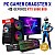 CONJUNTO GAMER DRAGSTER X | RTX5060-8GB | RYZEN 5 = i7-10700K | 16GB RAM | 960GB SSD COM MONITOR + ACESSORIOS