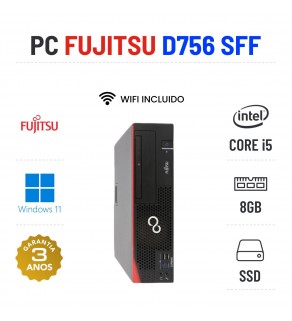 FUJITSU ESPRIMO D756 SFF | i5-6500 | 8GB RAM | 240GB SSD