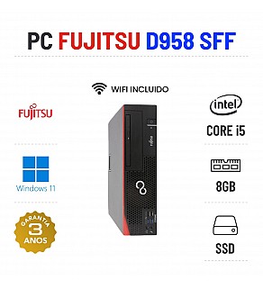 FUJITSU ESPRIMO D958 SFF | i5-8500 | 8GB RAM | 240GB SSD