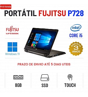 FUJITSU LIFEBOOK P728 | 12.5" TOUCH 2-IN-1 | i5-8250U | 8GB RAM | 240GB SSD