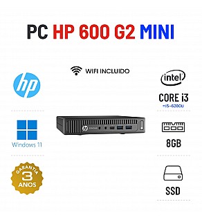 HP ELITEDESK 600 G2 MINI | i3 = i5-6200U | 8GB RAM | 240GB SSD