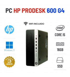 HP PRODESK 600 G4 SFF | i5-8400 | 16GB RAM | 512GB SSD