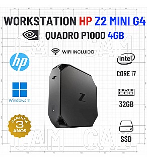 HP Z2 G4 MICRO/MINI | i7-8700 | 32GB RAM | 480GB SSD | QUADRO P1000 4GB