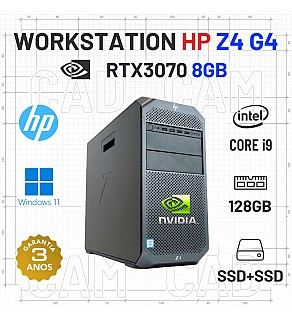CAD 3D EXTREME HP Z4 G4 | I9-10980XE | 128GB RAM | 960GB SSD + 2TB SSD | RTX3070 8GB