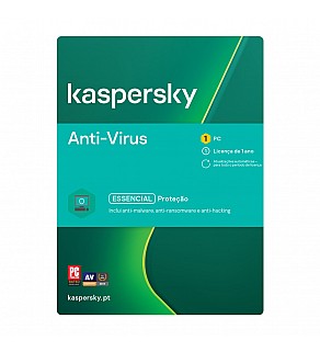 KASPERSKY ANTIVIRUS STANDARD 1 ANO 1 UTILIZADOR LICENÇA DIGITAL