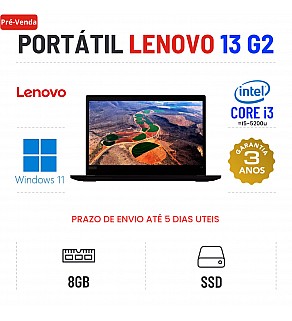 LENOVO THINKPAD 13 G2 | 13.3" | I3-7100u=I5-5200u | 8GB RAM | 240GB SSD