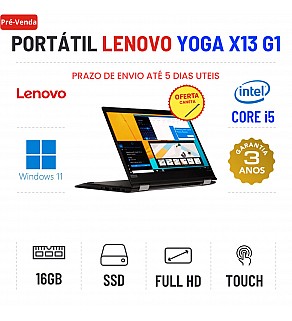 LENOVO YOGA X13 G1 | 13.3" TOUCH FULLHD | I5-10310U | 16GB RAM | 240GB SSD