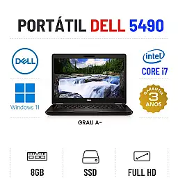 DELL LATITUDE 5490 | 14.1" FULLHD | i7-8650u | 8GB RAM | 240GB SSD